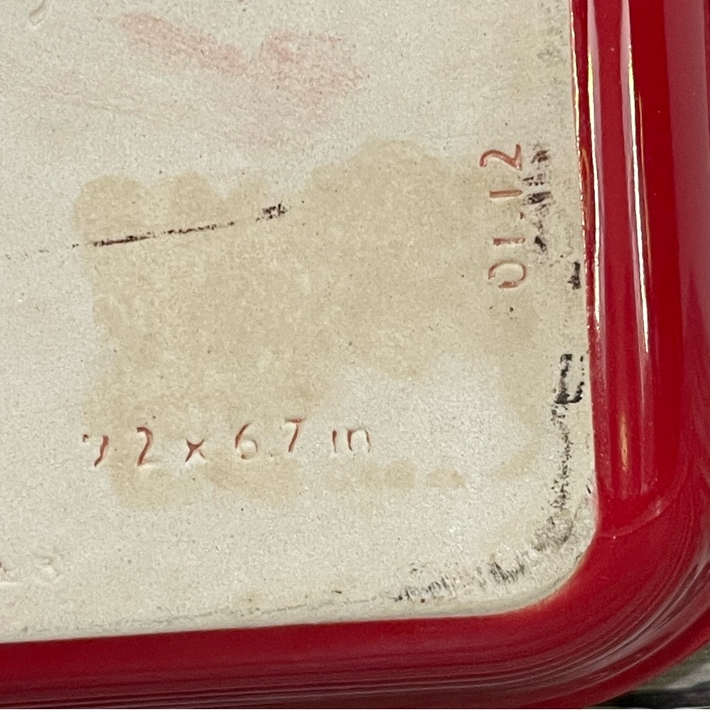 Emile Henry France Modern Classics Ceramic Rectangular Baking Dish Red 9.2"x6.7" - Picture 9 of 17